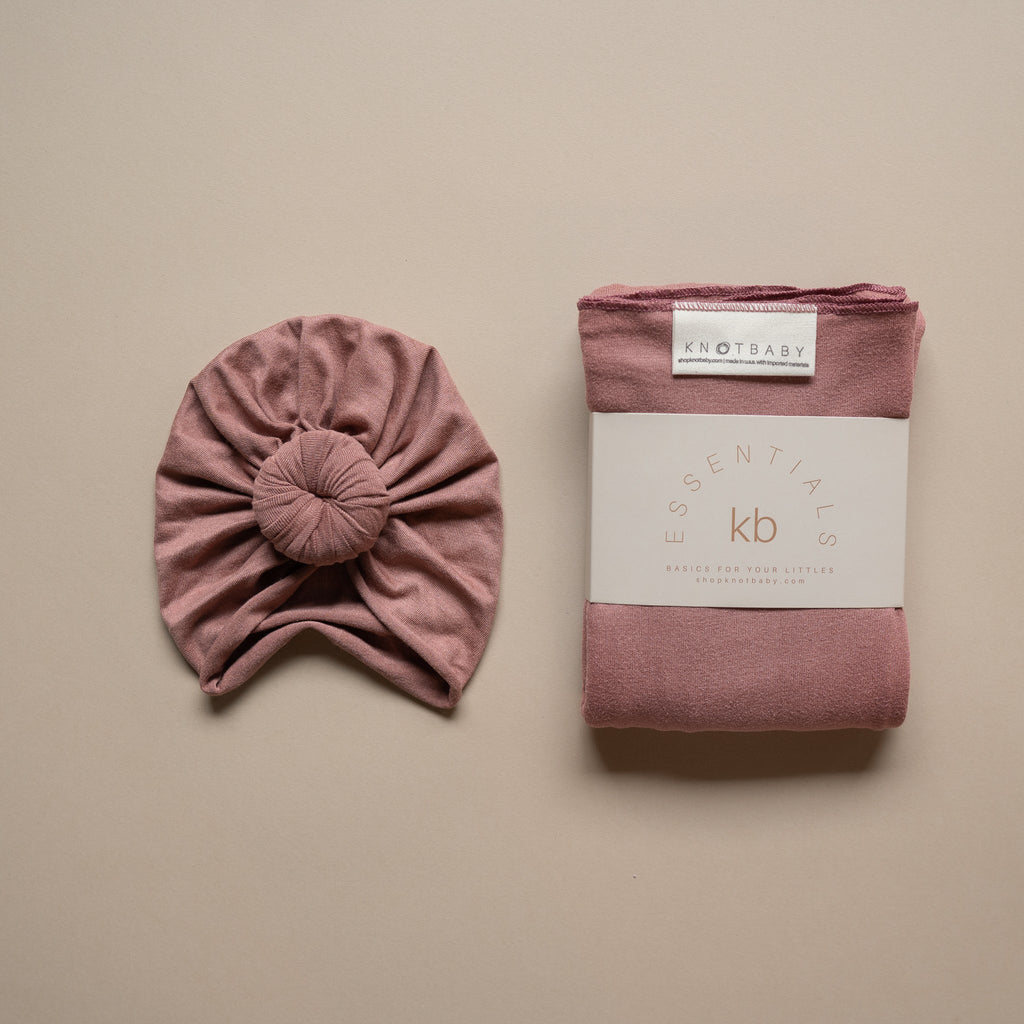 Swaddle and Headwrap Set