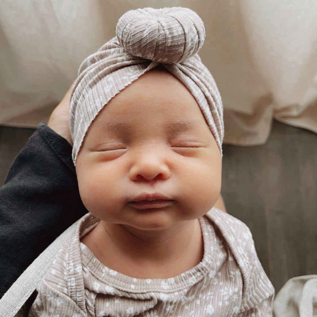 Newborn Head Wrap Bows Baby Girl Head Wraps Bamboo Organic Baby